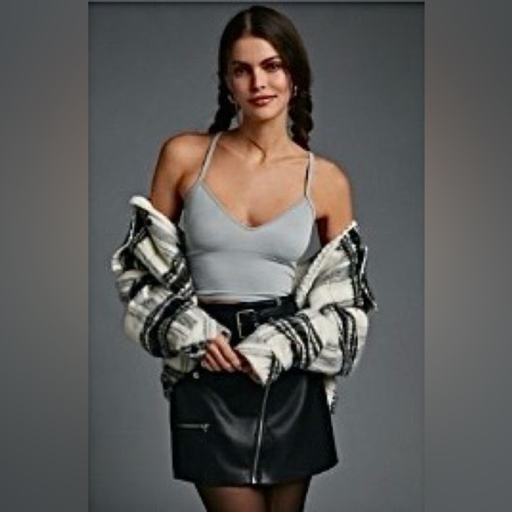‼️RARE‼️🎸ANTHROPOLOGIE🎸🔥NWT🔥The Yasmeen Seamless Triangle Racerback Tank—S/M